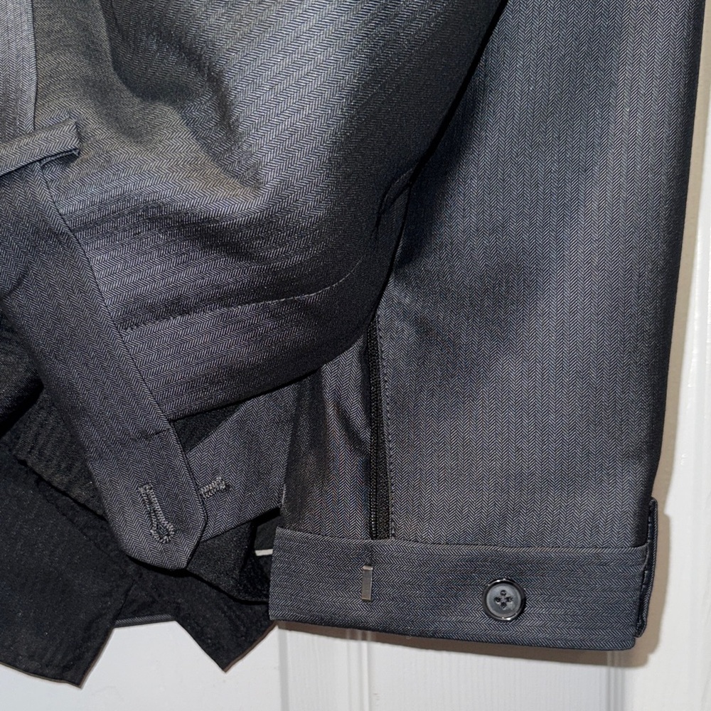APT 9 Classic Gray Men's Blazer 46R / pants 36x32 - Picture 11 of 12